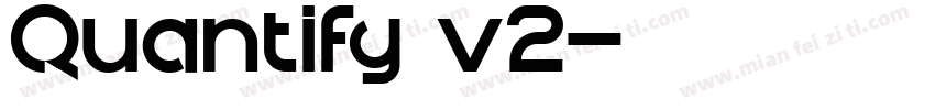 Quantify v2字体转换
